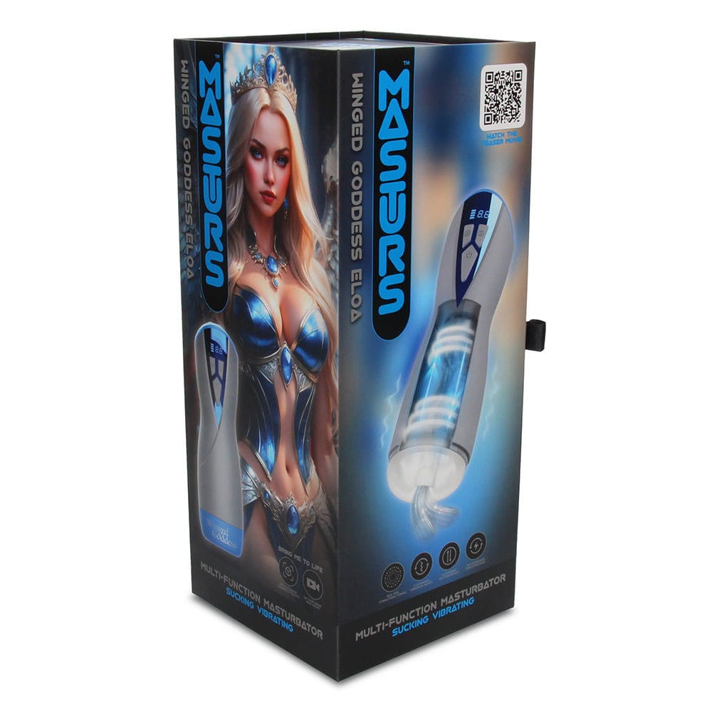 MASTURS Eloa - USB Rechargeable Sucking & Vibrating Auto Stroker with Augmented Reality