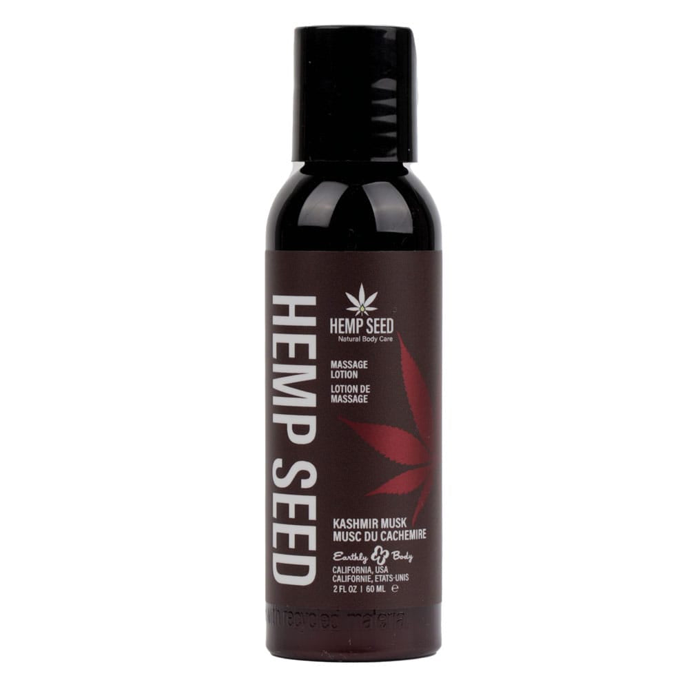 Hemp Seed Massage Lotion - Kashmir Musk (Brandy