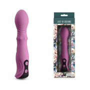 Lust-n-Dreams - Cadence - Blush - Purple 18.2 cm USB Rechargeable Thrusting & Sliding Vibrator