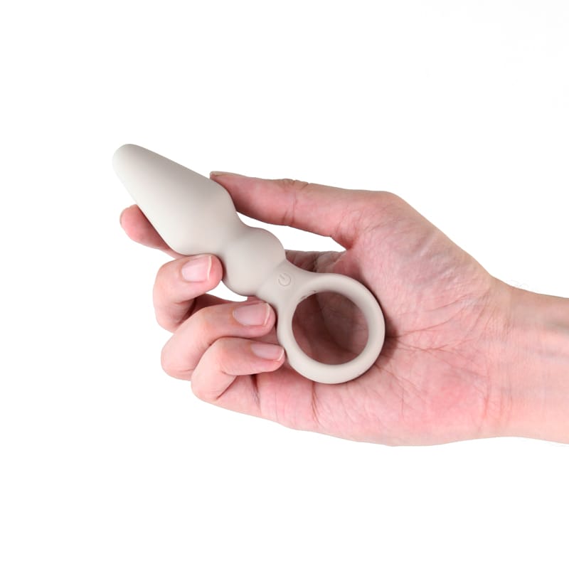 Lust-n-Dreams - Bossa - Fog - White 12.5 cm USB Rechargeable Vibrating Butt Plug