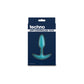 Techno - Trance - Blue 10.9 cm USB Rechargeable Butt Plug with App Control