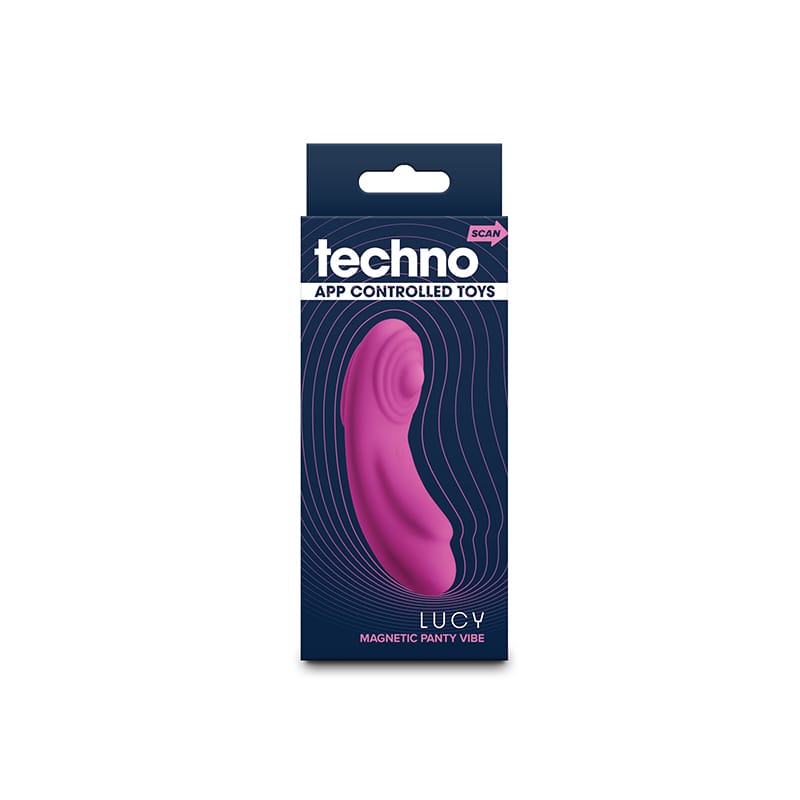Techno - Lucy - Magenta - Magenta USB Rechargeable Panty Vibrator with App Control