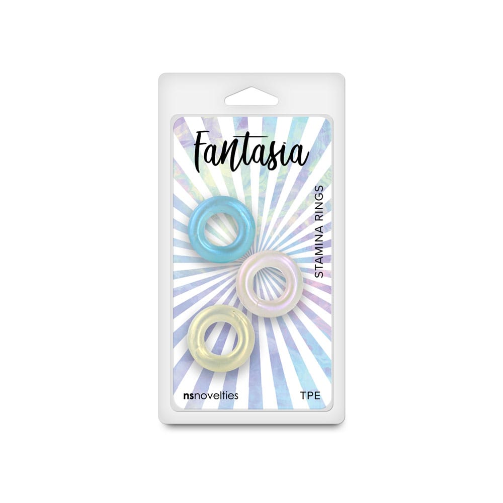 Fantasia - Stamina Rings - Multicolour - Coloured Cock Rings - Set of 3