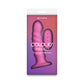 Colours Ribbed - 6'' Vibrating Dildo - Pink - Pink 16.5 cm USB Rechargeable Vibrating Dildo with Wireless Remote