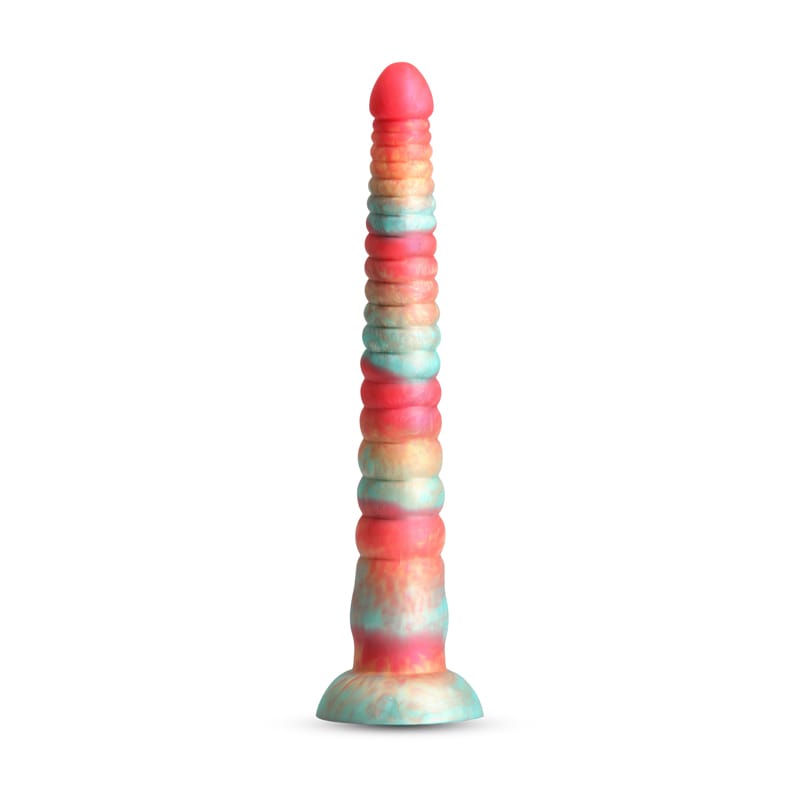 Colours Stacked - 12'' Dildo - Red/Gold - Red/Gold 30.6 cm Fantasy Dildo