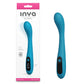 INYA Technica - Teal - Teal 19.2 cm USB Rechargeable Warming Vibrator