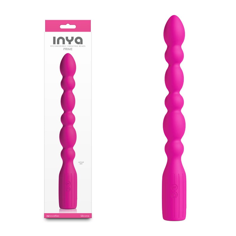 INYA Prime - Pink - Pink 28.8 cm USB Rechargeable Anal Vibrator