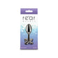 Rear Assets Clover - Gunmetal - Gunmetal 9.2 cm Metallic Butt Plug