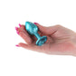 Rear Assets Iridescent - Small - Teal - Iridescent Teal 7.1 cm Small Butt Plug