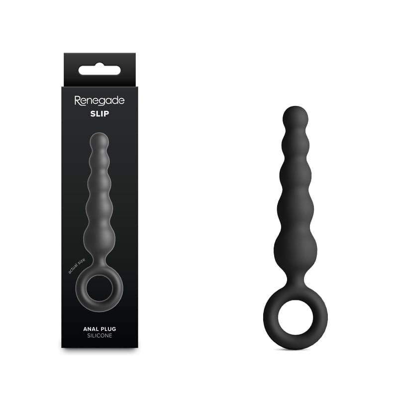 Renegade Slip - Black - Black 12.7 cm Anal Plug
