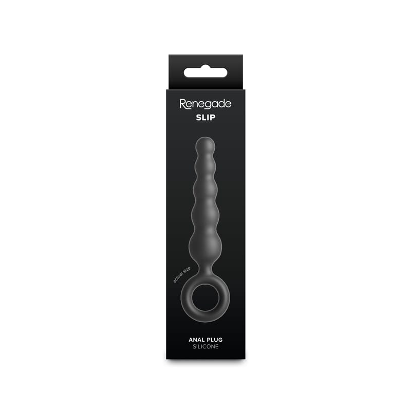 Renegade Slip - Black - Black 12.7 cm Anal Plug