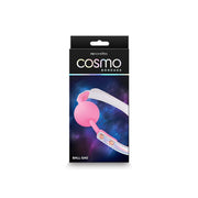 Cosmo Bondage Ball Gag - Rainbow - Metallic Rainbow/Pink Mouth Restraint