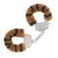 OUCH! Heavy-Duty Fluffy Cuffs - Tiger - Tiger Fluffy Restraints