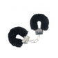 OUCH! Classic Fluffy Cuffs - Black - Black Fluffy Restraints