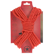 OUCH! Bondage Rope - 10 M - Red - Red Nylon Bondage Rope - 10 metre Length