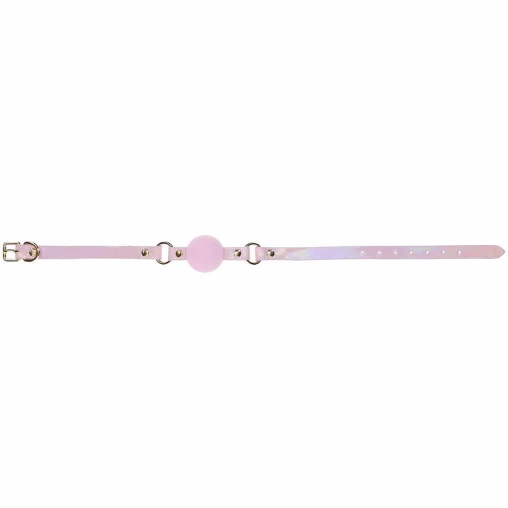 OUCH! Paris Collection - Silicone Ball Gag - Pink Breatheable Mouth Restraint