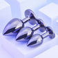 Playboy Pleasure PLEASURE 3 WAYS - Metal Butt Plugs - Set of 3 Sizes