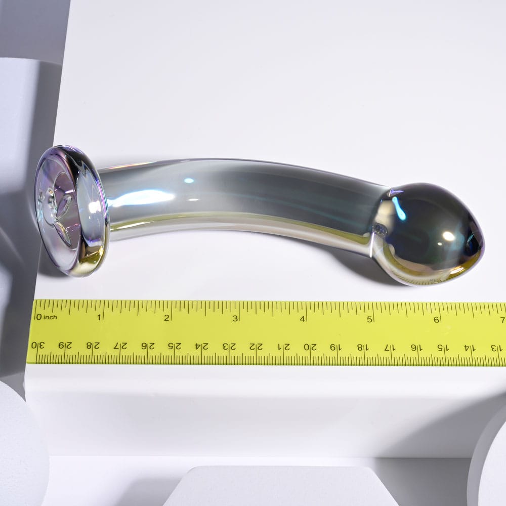 Playboy Pleasure JEWELS KING - Clear Glass 16.3 cm Dildo