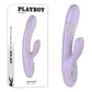 Playboy Pleasure BUMPING BUNNY - Opal 22.9 cm USB Rechargeable Thrusting & Warming Rabbit Vibrator