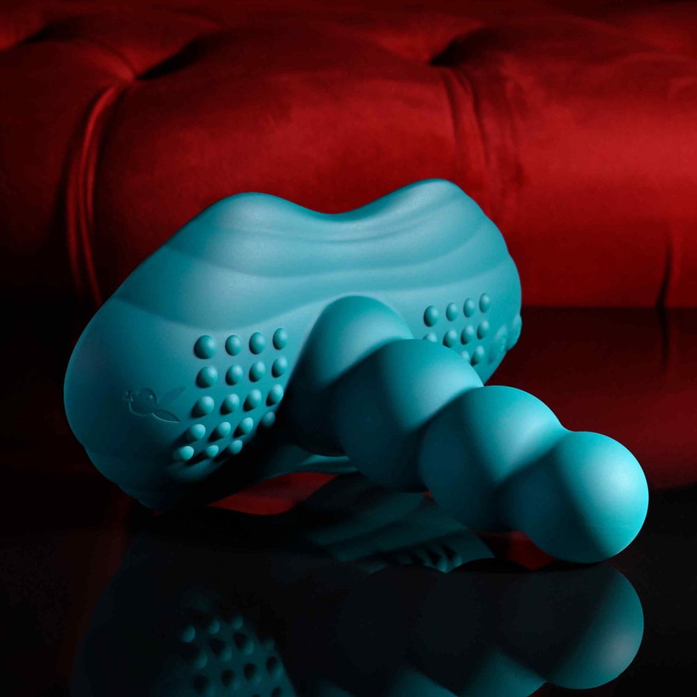 Playboy Pleasure HAVE A SEAT - Green USB Rechargeable Rideable Vibrator and Grinder Pad with Remote