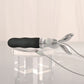 Playboy Pleasure BUNNY ON THE GO - Black/Chrome 18.6 cm USB-C Rechargeable Vibrator