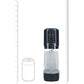 PUMPED UltraLift Automatic Masturbator - Gunmetal Grey/Clear USB Rechargeable Auto Masturbator