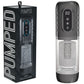 PUMPED Vortex - Gunmetal - Gunmetal Grey/Clear USB Rechargeable Sucking Rotating and Thrusting Auto Masturbator