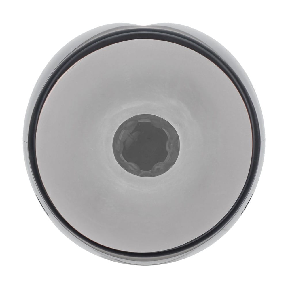 PUMPED Virtuo - Gunmetal - Gunmetal Grey/Clear USB Rechargeable Sucking And Vibrating Auto Masturbator