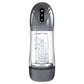 PUMPED SonicPull - Gunmetal - Gunmetal Grey/Clear USB Rechargeable Sucking And Vibrating Auto Masturbator