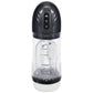 PUMPED SonicPull - Gunmetal - Gunmetal Grey/Clear USB Rechargeable Sucking And Vibrating Auto Masturbator