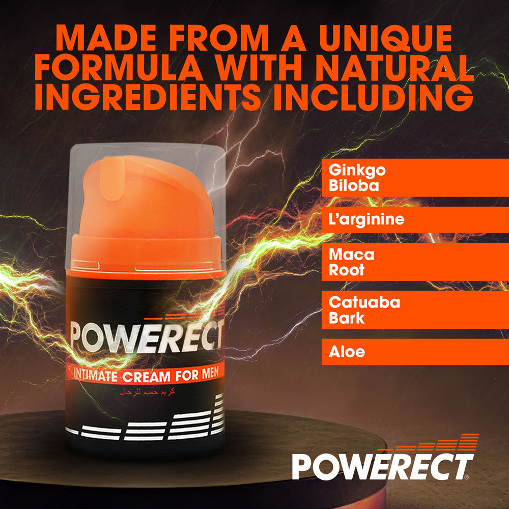 Powerect Intimate Cream - Enhancer Cream for Men - 48 ml Tube