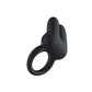 Passion Play Dual Motors Vibrating Cockring - Black USB Rechargeable Vibrating Cock Ring