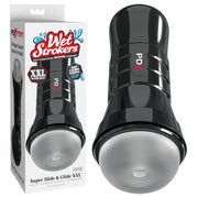 PDX Wet Pussies - Super Slide & Glide XXL - Clear Stroker