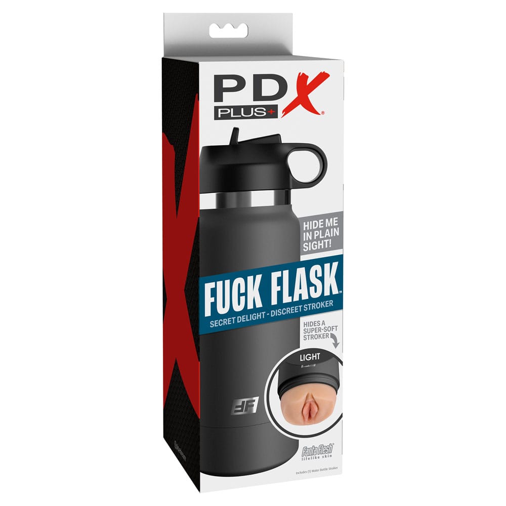 PDX Plus Fuck Flask - Secret Delight - Flesh Discreet Vagina Stroker