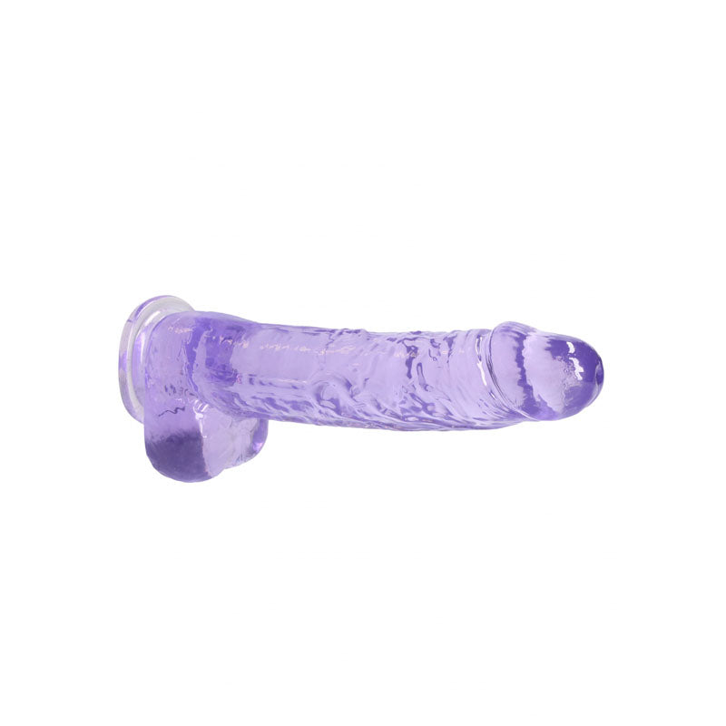 RealRock 9'' Realistic Dildo With Balls - Purple 22.9 cm Dong