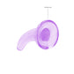 REALROCK Non Realistic Dildo With Suction Cup - 11.5 cm - Purple 11.5 cm Curved Pegging Dong