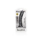 REALROCK Realistic Regular Curved Dildo with Suction Cup - 18 cm - Black 18 cm (7'') Dong