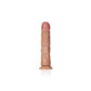 REALROCK Realistic Regular Curved Dildo with Suction Cup - 23 cm - Tan 23 cm (9'') Dong