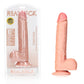 REALROCK Straight Realistic Dildo with Balls - 25.5 cm - Flesh 25.5 cm (10'') Dong