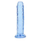 REALROCK 15.5 cm Straight Dildo - Blue - Blue 15.5 cm (6'') Dong