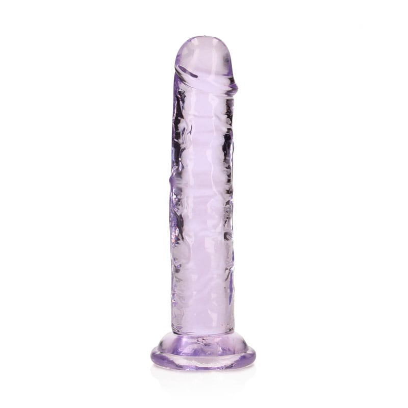 REALROCK 15.5 cm Straight Dildo - Purple - Purple 15.5 cm (6'') Dong