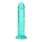 REALROCK 15.5 cm Straight Dildo - Turquoise - Turquoise 15.5 cm (6'') Dong