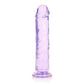 REALROCK 20 cm Straight Dildo - Purple - Purple 20 cm (8'') Dong