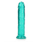 REALROCK 25 cm Straight Dildo - Turquoise - Turquoise 25 cm (10'') Dong