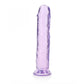 REALROCK 28 cm Straight Dildo - Purple - Purple 28 cm (10'') Dong