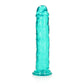 REALROCK 31 cm Straight Dildo - Turquoise - Turquoise 31 cm (11'') Dong