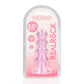 REALROCK 14 cm Curvy Anal Plug - Pink - Pink 14 cm (4.5'') Butt Plug