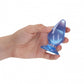 REALROCK 9 cm Anal Plug - Blue - Blue 9 cm (3.5'') Butt Plug