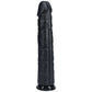 REALROCK 38cm Extra Long Dildo - Black - Black 38 cm (15'') Extra Long Dong