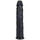 REALROCK 38cm Extra Long Dildo - Black - Black 38 cm (15'') Extra Long Dong